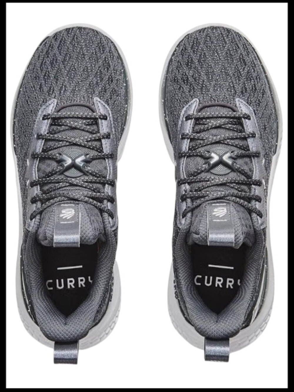 Under Armour Curry Flow 10 Team Basketball Shoes Grey Pitch Grey size 12